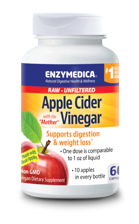 Enzymedica Apple Cider Vinegar 60 Capsules