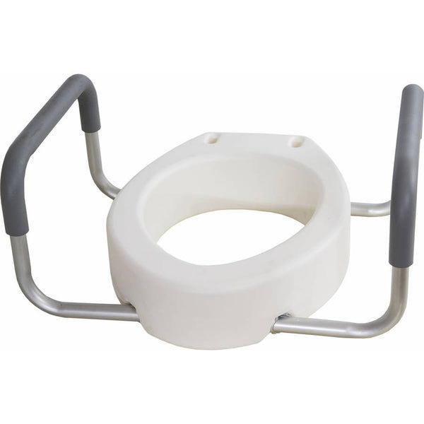 Essential Medical Raised Toilet Seat With Arms