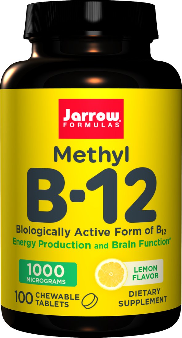 Jarrow Formulas Methyl B-12 Lemon 2500 mg