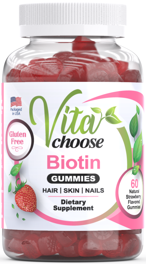 Vita Choose Biotin Strawberry Gummies