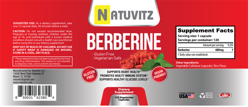 Natuvitz Berberine Capsules