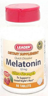 Leader Melatonin 10mg 60 Tablets