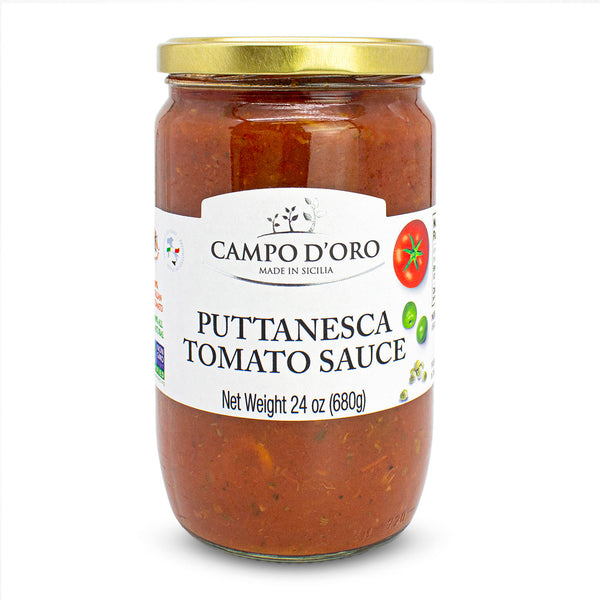 Campo D'Oro Puttanesca Tomato Sauce 24oz