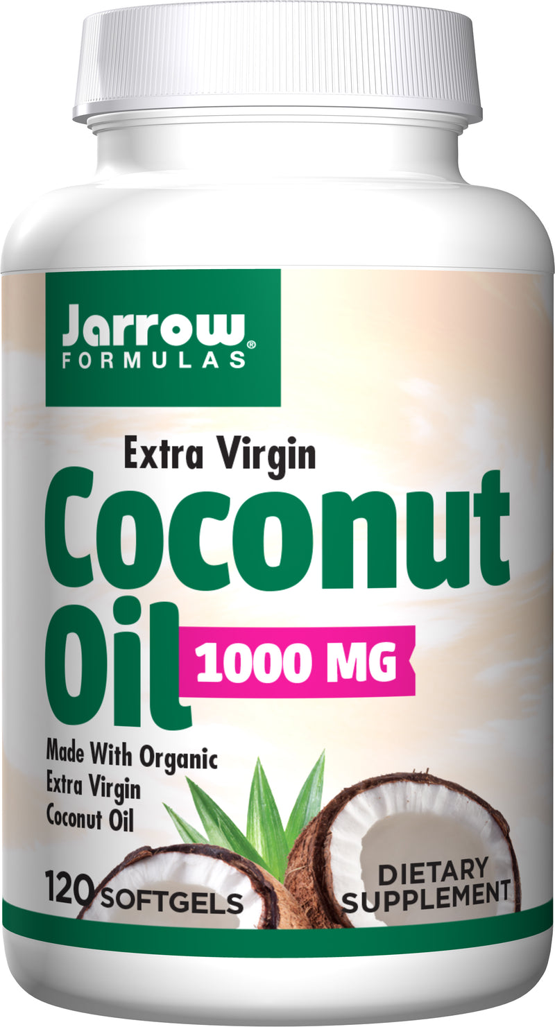 Jarrow Formulas Coconut Oil 1000 mg Extra Virgin