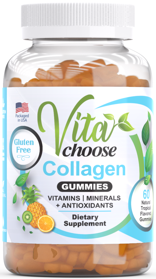 Vita Choose Collagen Natural Tropical Gummies
