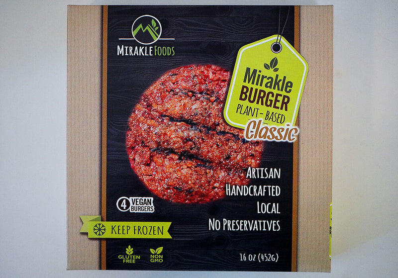 Planta de hamburguesas de Mirakle a base de 16 oz