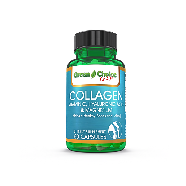 Green Choice Collagen, Vitamin C, Hyaluronic Acid & Magnesium