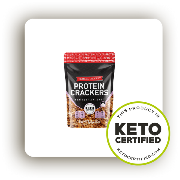 Primal Bakery Protein Keto Crackers Himalayan Salt 3.53OZ