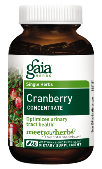 Gaia Herbs Cranberry Concentrate 60 Capsules