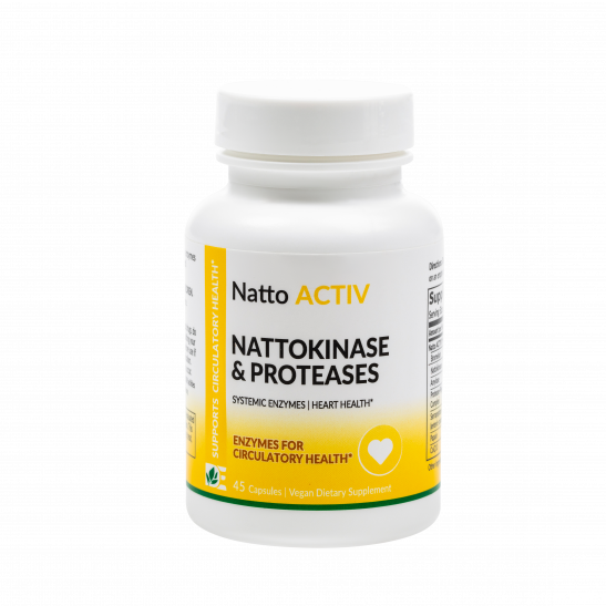 Enzimas dinámicas natto activa nattokinasa y proteasas 45 cápsulas