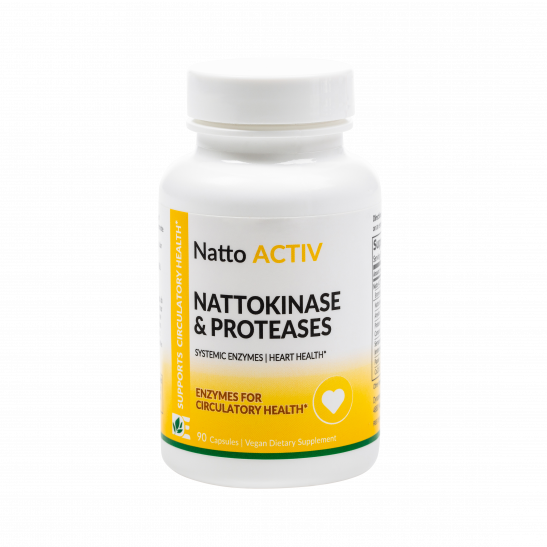 Dynamic Enzymes Natto Activ Nattokinase & Proteases 90 Capsules