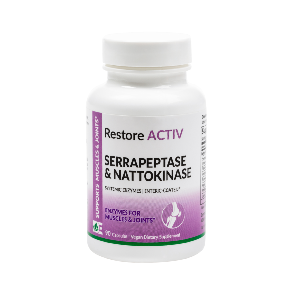 Dynamic Enzymes Restore Active Serrapeptase & Nattokinase 90 Capsules