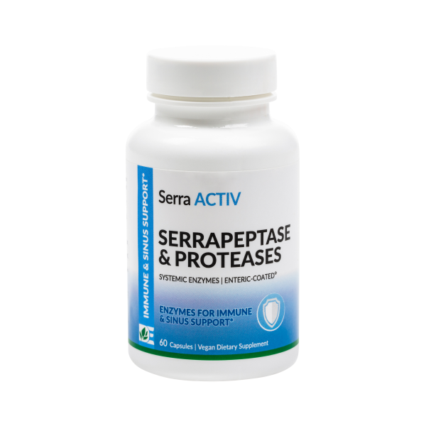 Dynamic Enzymes Serra Activ Serrapeptase & Proteases 60 Capsules
