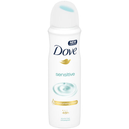 Dove Sensitive Fragance Free Deodorant Antiperspirant Spray