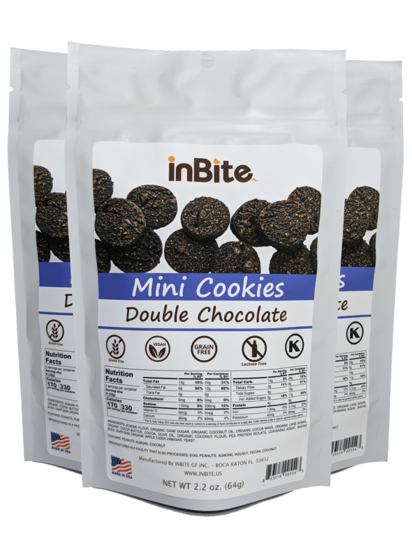 Inbite Mini Cookies Double Chocolate