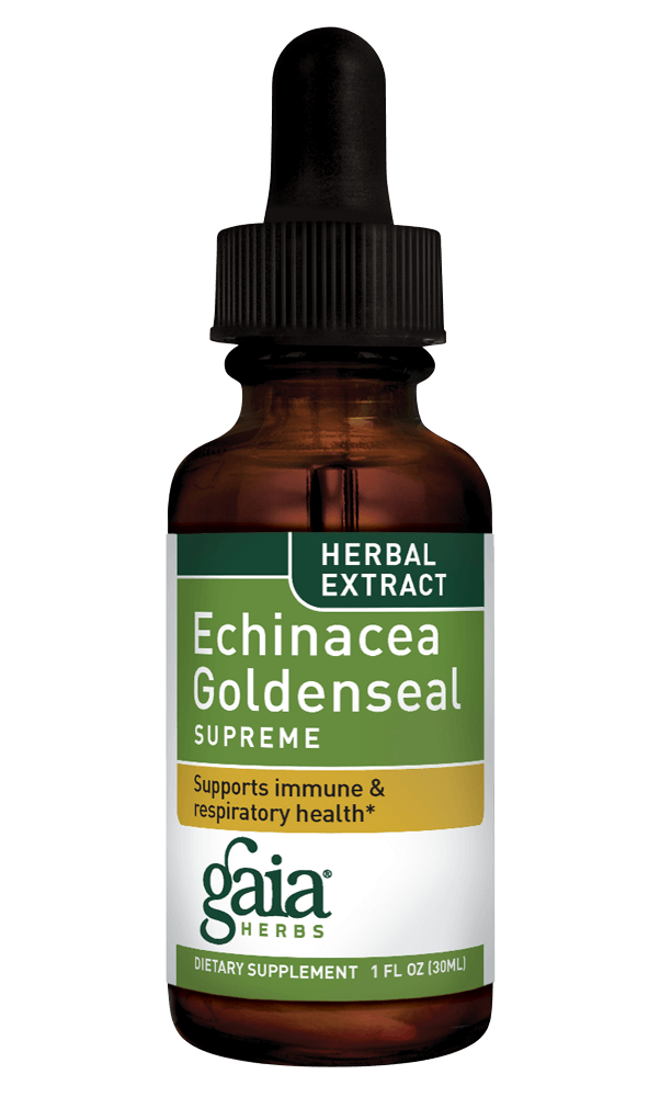 Gaia Herbs Echinacea Goldenseal Supreme 1 Fl Oz
