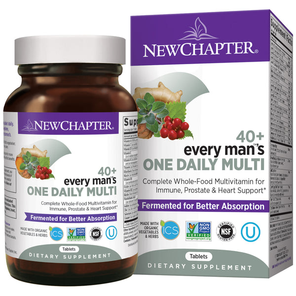 New Chapter Every Man's One Daily 40+ Men's Multivitamin 48 Tablets