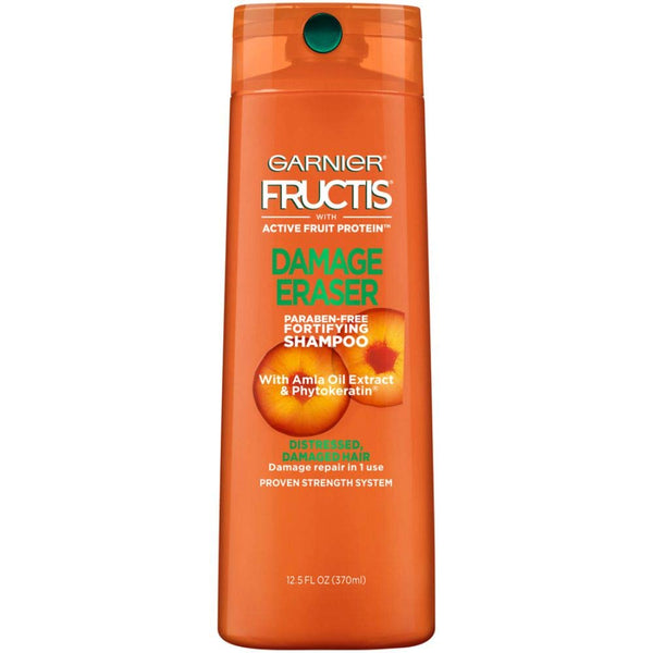 Garnier Fructis Damage Eraser Shampoo, Distressed, Damaged Hair, 12.5 oz.