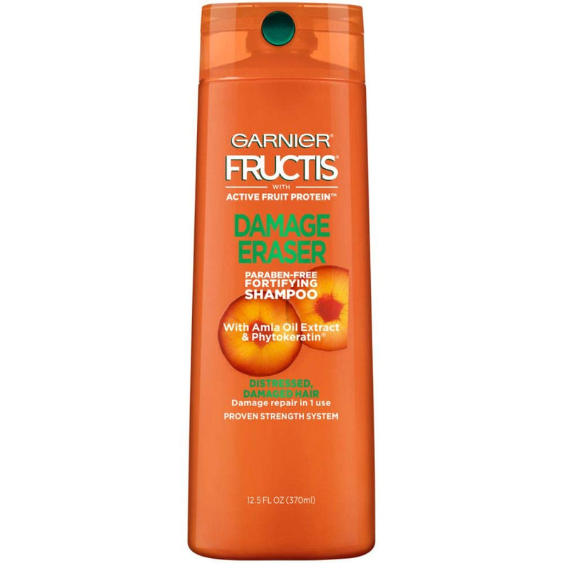 Garnier Fructis Damage Eraser Shampoo, Distressed, Damaged Hair, 12.5 oz.