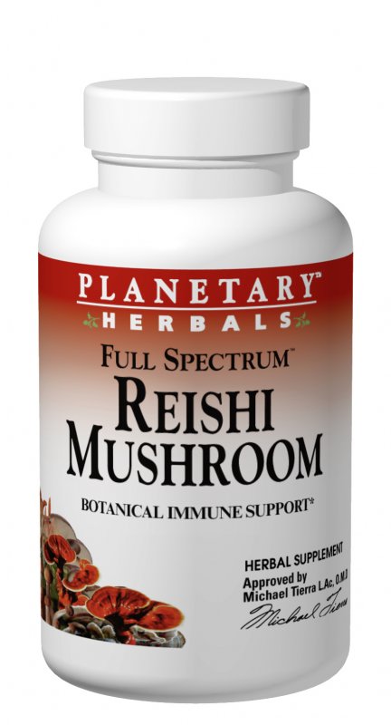 Planetary Herbals Reishi Mushroom 460 mg Tablets