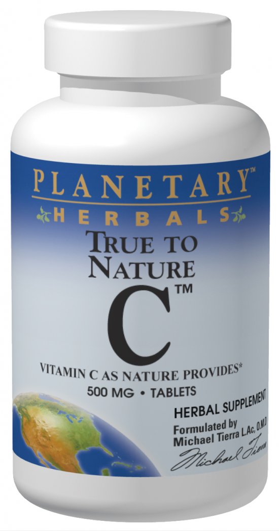 Planetary Herbals True To Nature C 500 mg Tablets
