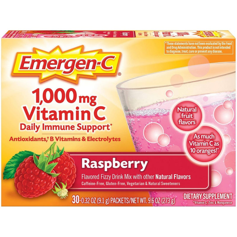 Emergen-C Vitamin C Raspberry Flavored Drink Mix