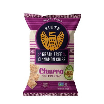 Siete Grain Free Cinnamon Churro Strips, 5 oz