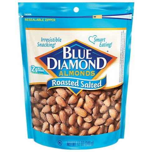 Blue Diamond Almonds, Roasted Salted 12 Oz