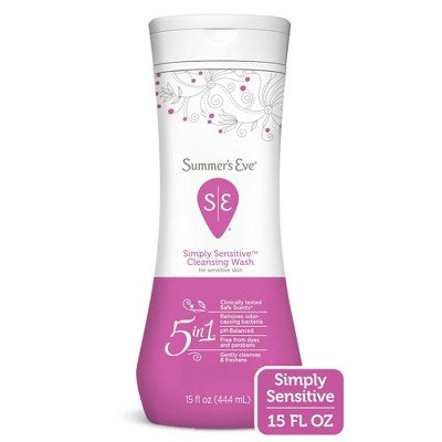 Summer's Eve Simply Sensitive Cleansing Wash 15 fl oz
