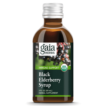 Gaia Herbs Black Elderberry NightTime Syrup