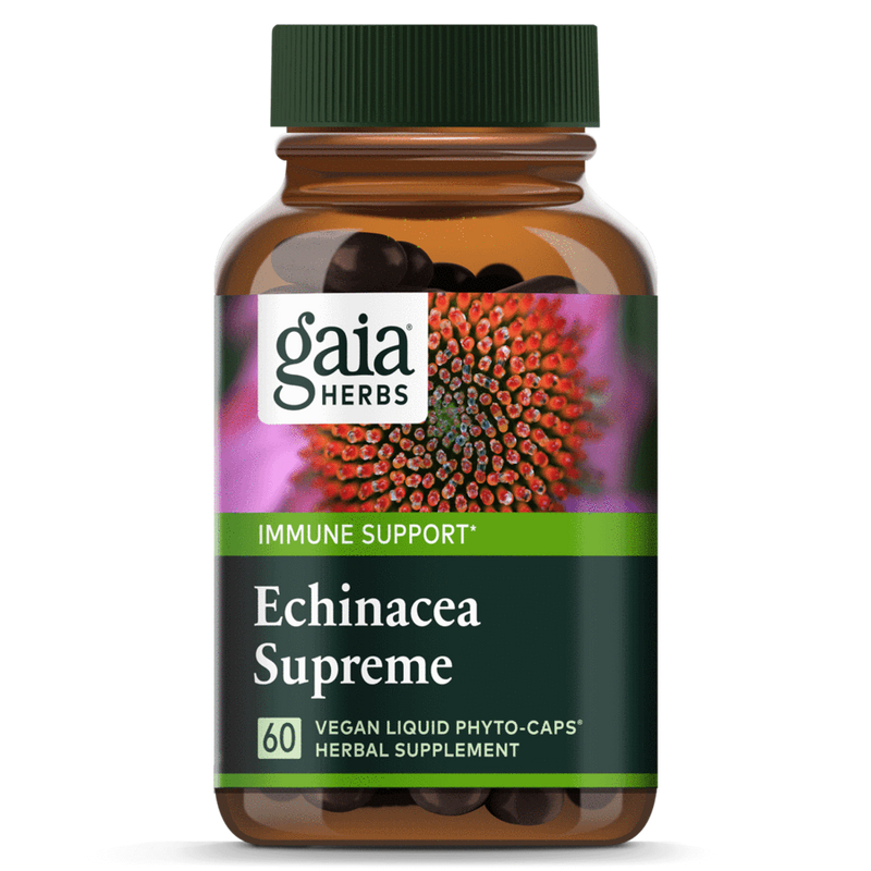 Gaia Herbs Echinacea Supreme 30 Vegan Capsules