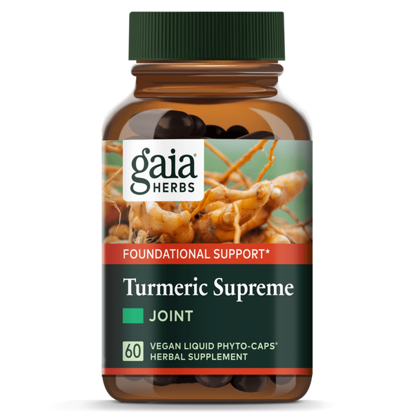 Gaia Herbs Curcumin Synergy Turmeric Supreme Joint 60 Vegetarian Capsules