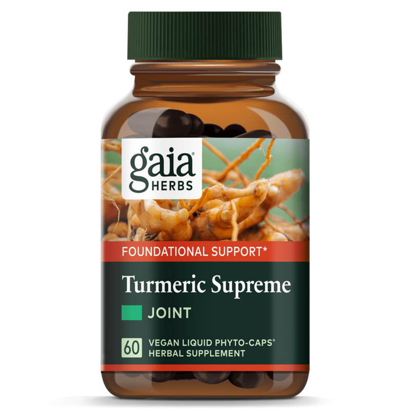 Gaia Herbs Curcumin Synergy Turmeric Supreme Joint 60 Vegetarian Capsules