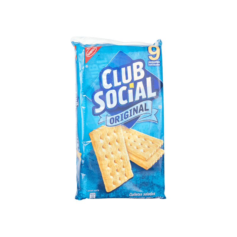 Nabisco Club Social Original 234 GR 9 paquetes