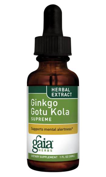 Gaia Herbs Ginkgo/Gotu Kola Supreme 1 Fl Oz