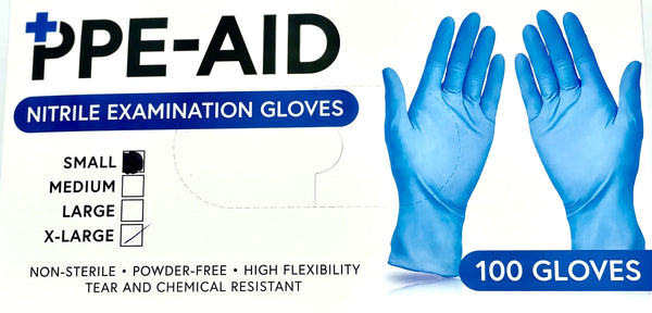 PPE-AID Nitrile Examination Gloves