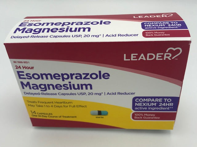 Leader Esomeprazole Magnesium Capsules