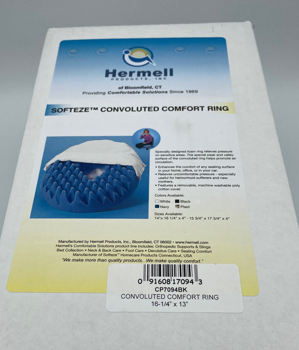 Hermell - Softeze Convoluted Comfort Ring With Polycotton Cover