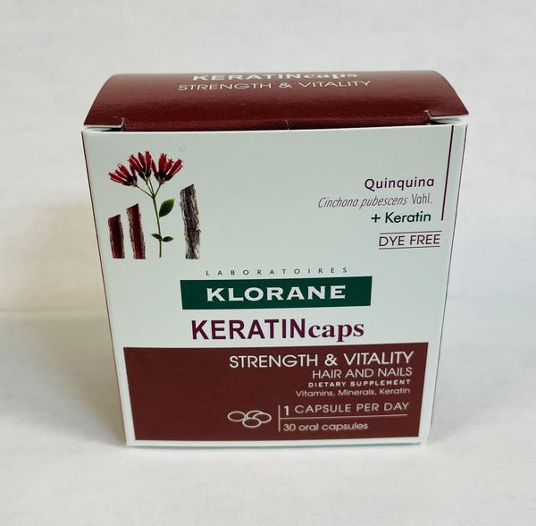 Klorane KERATIN Caps Hair and Nails Dietary Supplements Capsules