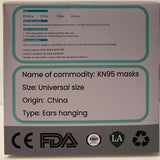 Professional KN95 masks Box of 24 Ears hanging