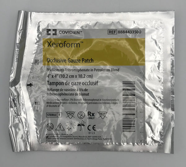 Covidien Xeroform Occlusive Gauze Patch 4 X 4