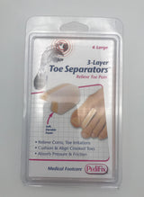 PediFix 3-Layer Toe Separators