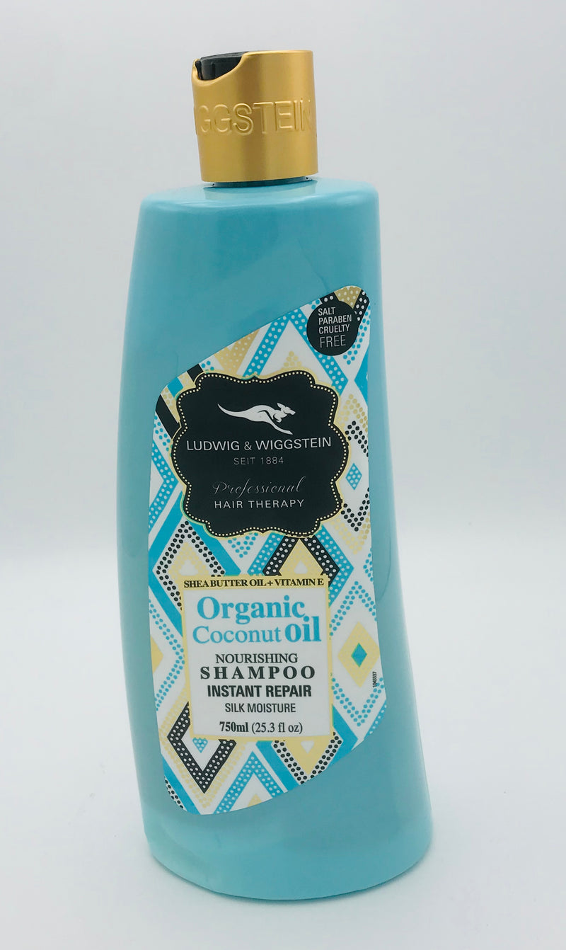 Ludwig & Wiggstein Organic Coconut Oil Nourishing Shampoo 25.3 Oz