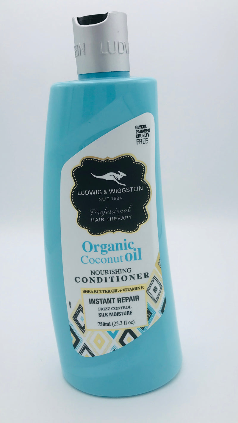 Ludwig & Wiggstein Organic Coconut Oil Nourishing Conditioner 25.3 Oz