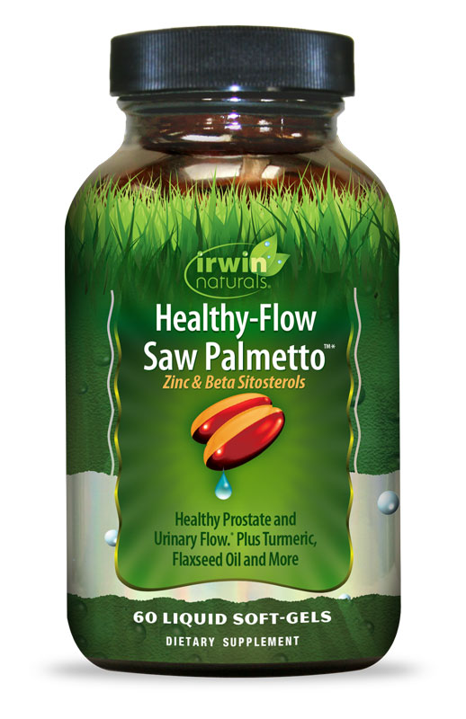 Irwin Naturals Healthy Flow Saw Palmetto 60 Softgels