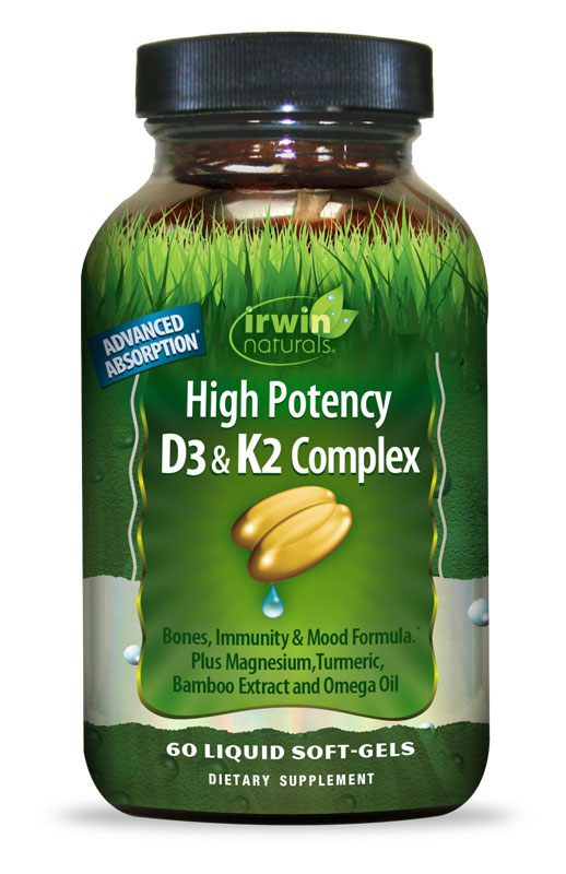 Irwin Naturals High Potency D3 & K2 Complex