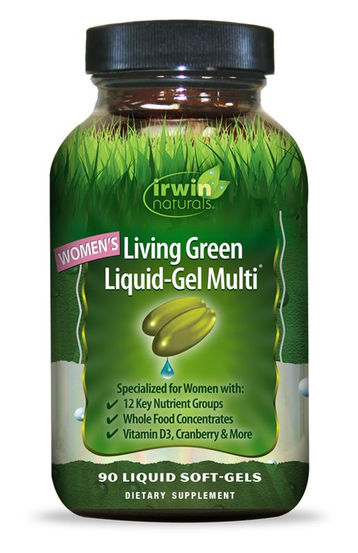 Irwin Naturals Living Green Liquid-Gel Multi for Women 90 Softgels