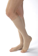 JOBST Opaque Stockings Knee Open Toe