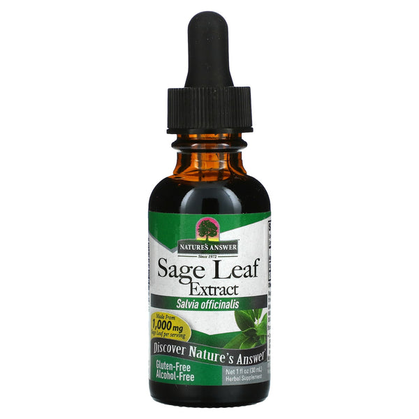 NATURES ANSWER SAGE LEAF EXTRACT 1 Oz