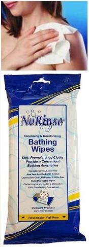 Cleanlife No Rinse Bathing Wipes